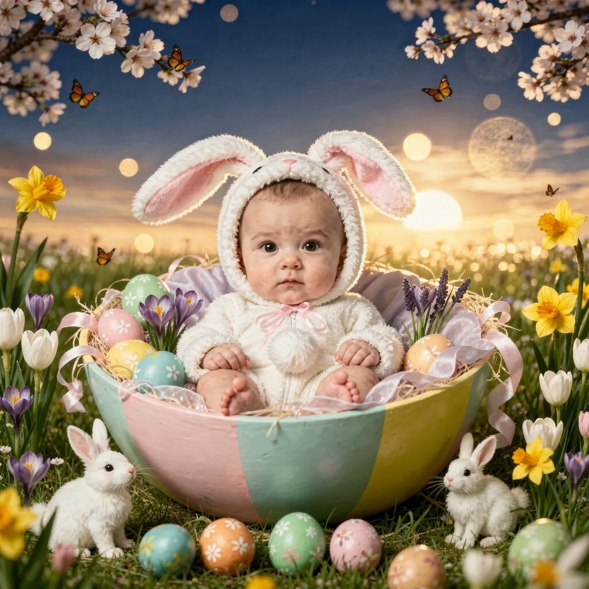 Baby Fotoshooting Oster-Häschen